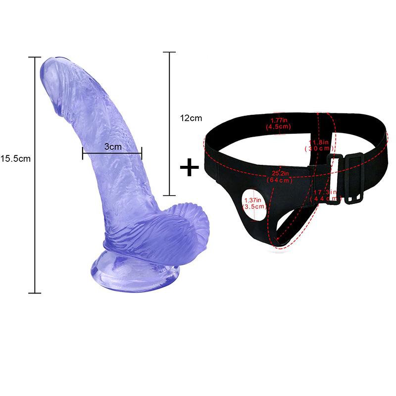 Strap On Realistic Dildo RUNYU Strapon Panties Adult Game Sex Toys for Lesbian Women Couples Gay Masturbation