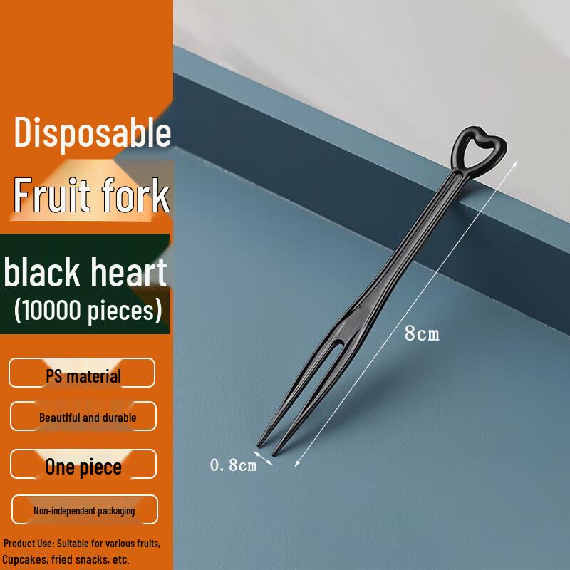 Homeglen Disposable Plastic Fruit & Dessert Forks