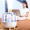 USB High capacity air humidifier Home LED Light Dual Spray diffuser Quiet aromatherapy diffuser Humidifier