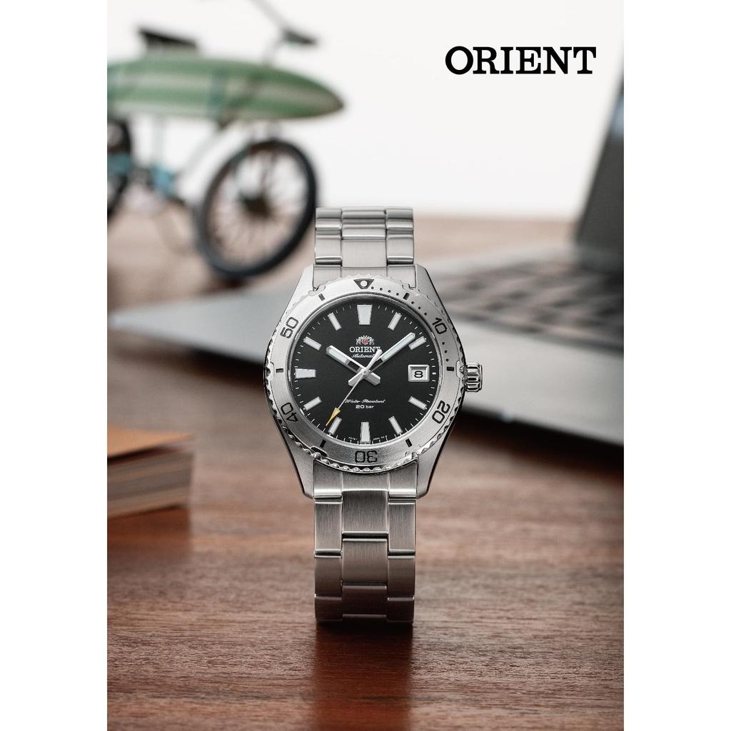 Orient Mako40 Automatic Mechanical Men's Dive Watch, White, with Warranty - RN-AC0Q03S