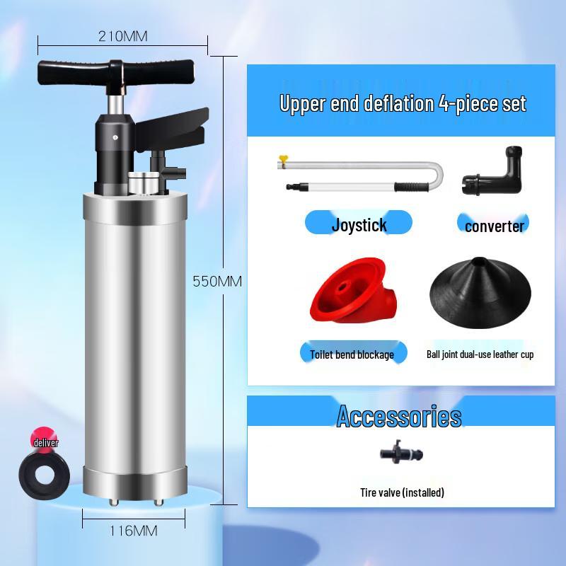 

Stainless Steel Sewer Pipe Unclogging Tool Set