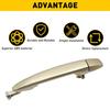 For 04-10 Toyota Sienna Desert 4Q2 Sand Mica Rear Outside Door Handle RH Or Left