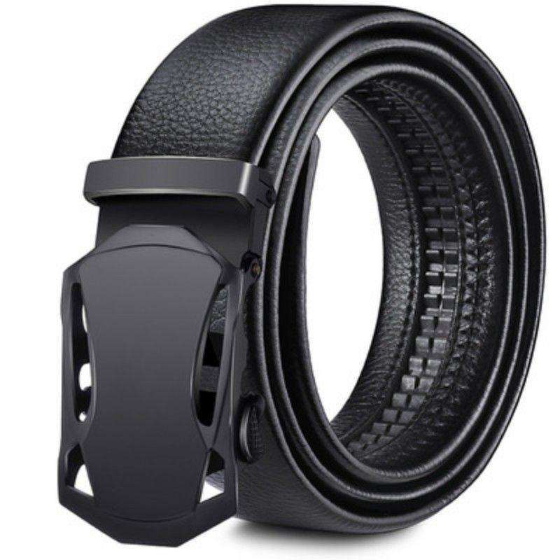 Stylish Men's Automatic Buckle Fashion Belt Comfortable Pu Material For Business Casual Wear