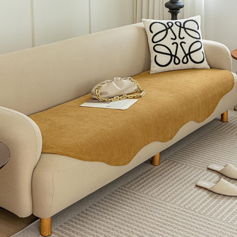 2025 new irregular special-shaped sofa cushion non-slip seat cushion light luxury sofa towel cloth high-end sense universal in all seasons