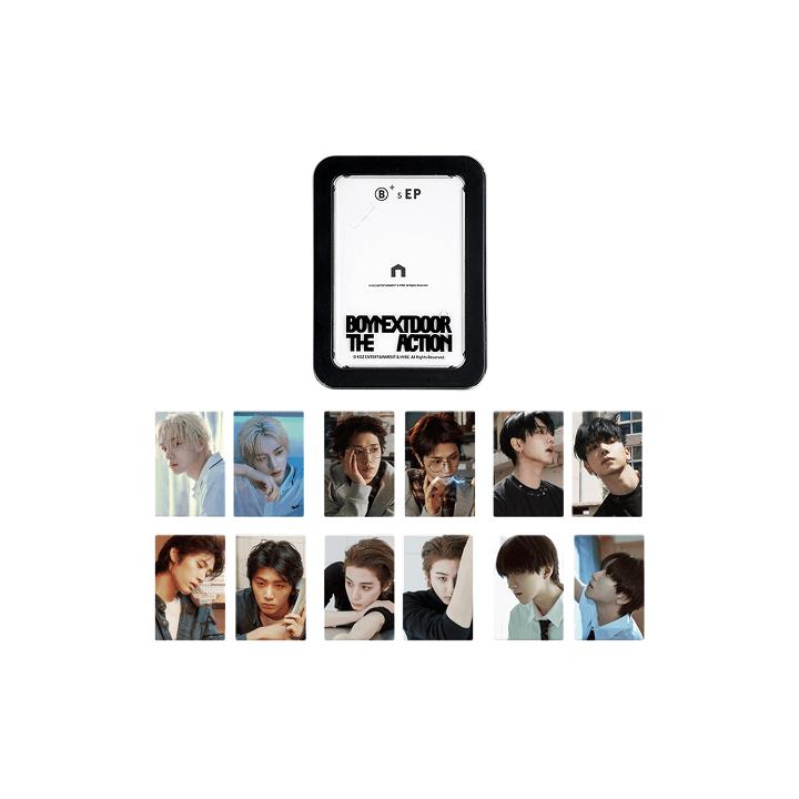 BOYNEXTDOOR [The Action] OFFICIAL Merch (LENTICULAR MINI CARD TIN CASE SET) LENTICULAR MINI CARD TIN CASE