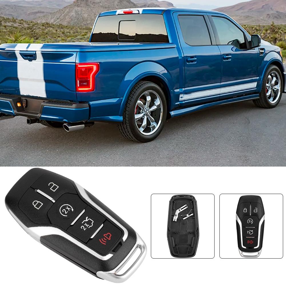 5 Button Keyless Car Remote Key Fob Case Shell Fit For Ford Mustang F 150