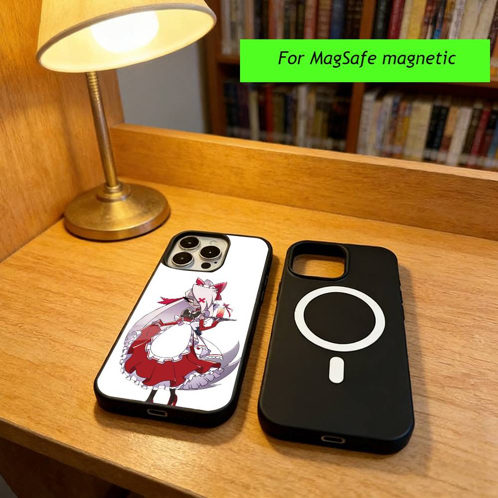 Hazbin Hotel Vaggie Phone Case For iPhone17,16,15,14,13,12,11 Plus,Pro Magnetic with Magsafe Wireless Charging