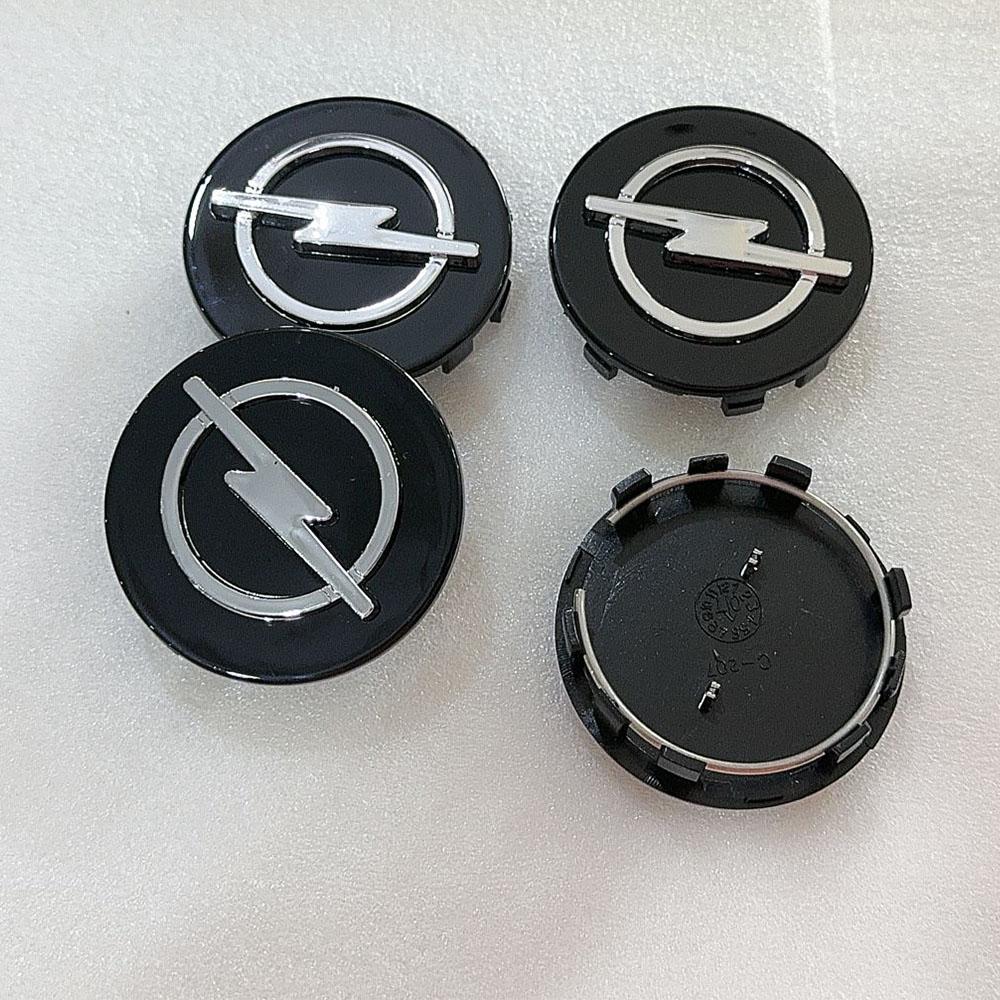 4 stk 58mm Hjulsenterkapsel For Opel