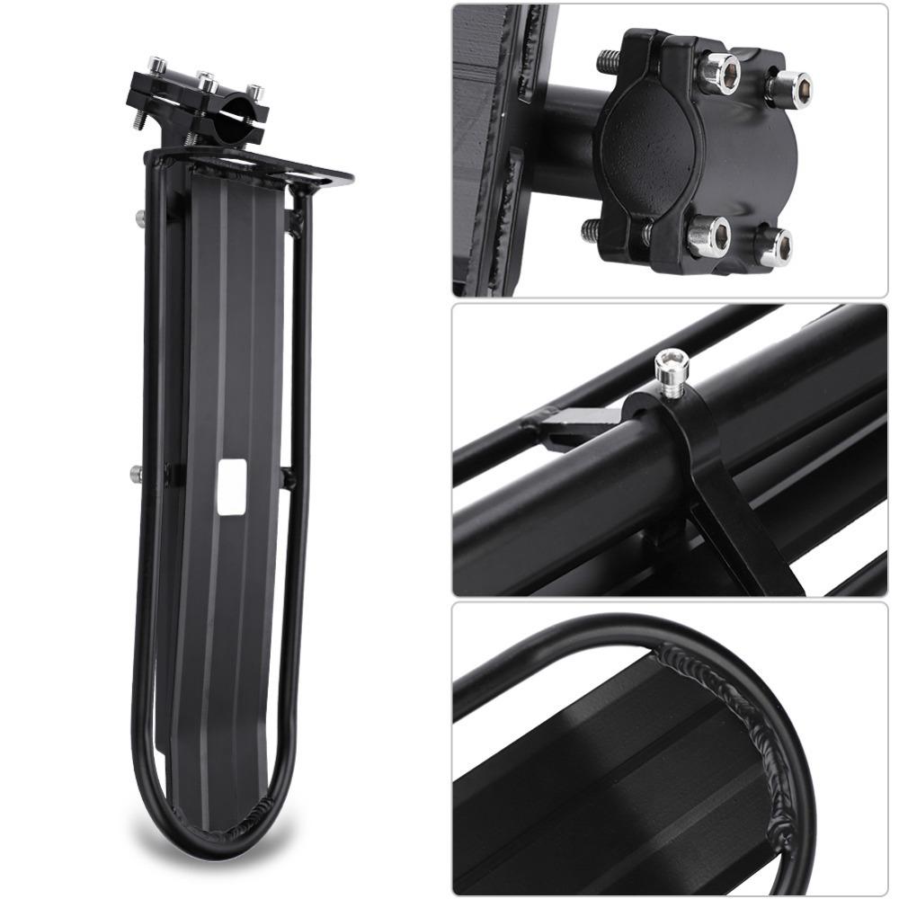 Aluminum Alloy Rear Seat Luggage Shelf Heavy Duty Rear Seat Luggage Rack Bike Touring