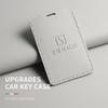 Leather Car Key Case Cover For ZEEKR X 001 007 009 Original Car Color Remote Key Cover Keychain Protector Holder Shell Accessory