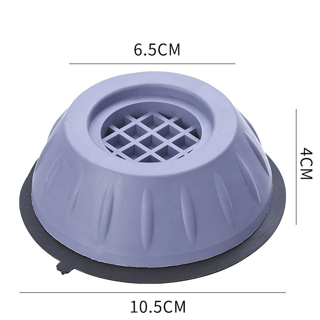 4pcs Anti Vibration Feet Pads Rubber Mat Slipstop Silent Dampers Stand Universal Washing Machine Refrigerator Furniture Foot Pad
