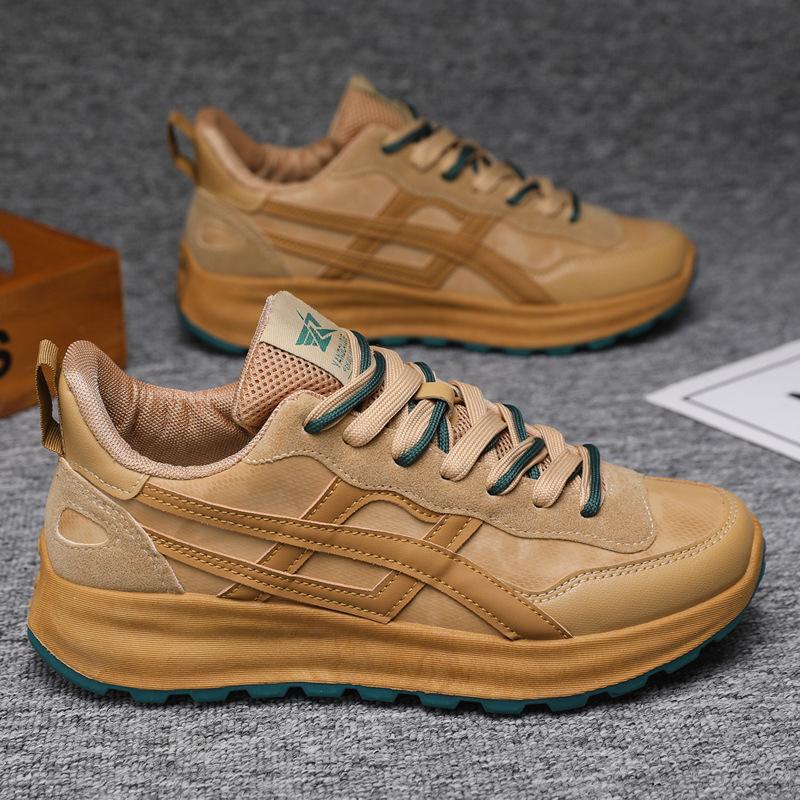 

2025 модные новые мужские туфли модные повседневные мягкая подошва легкие парные папины кроссовки толстая подошва увеличивающие рост спортивные туфли женские туфли 44 коричневый