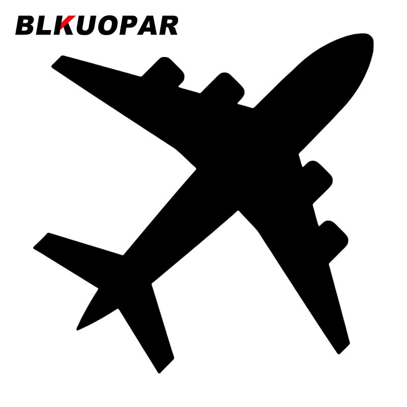 BLKUOPAR for Aircraft Car Stickers Fashionable Personality Decals Simple Refrigerator Windshield Decor Car Door Protector