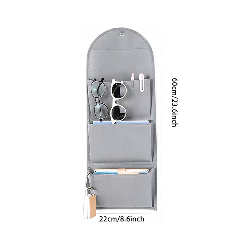1PCS Wall Door Hanging Storage Bag Makeup Organizer Felt Insert Bag Sundries Storage Pouches For Keys Cosmetics Jewelry