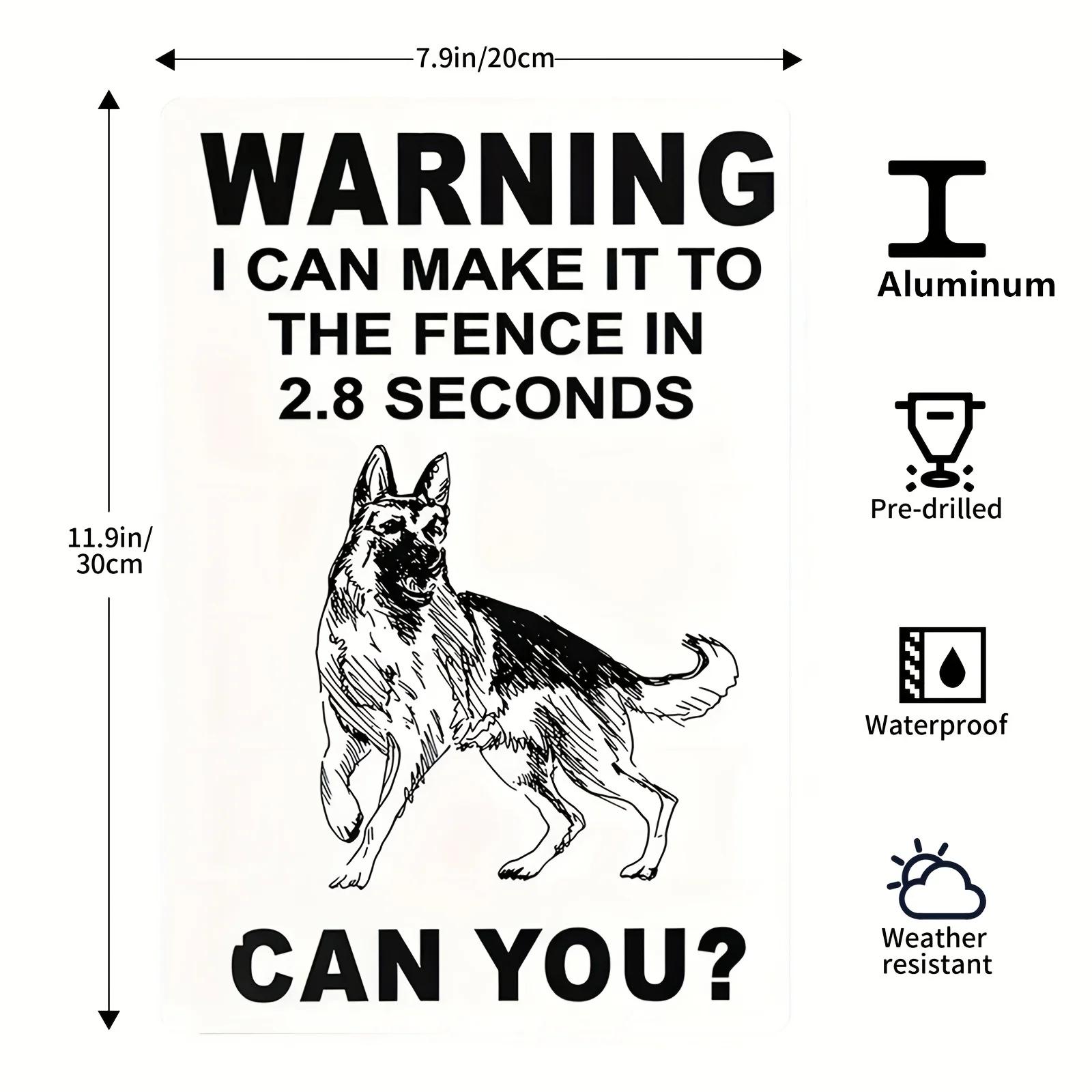 1 шт. Металлическая табличка «Осторожно, собака» Этот дом защищен Господом, будет кусаться, Не входить, Табличка для двери, Уличный декор 12x8 дюймов 20x30cm