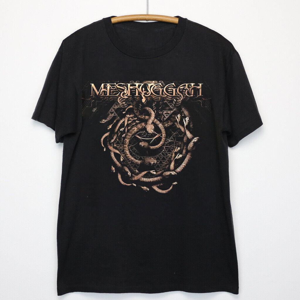 

Rare Meshuggah Band Short Sleeve Gift For Fan Black S-2345XL T-Shirt 5XL різнокольоровий