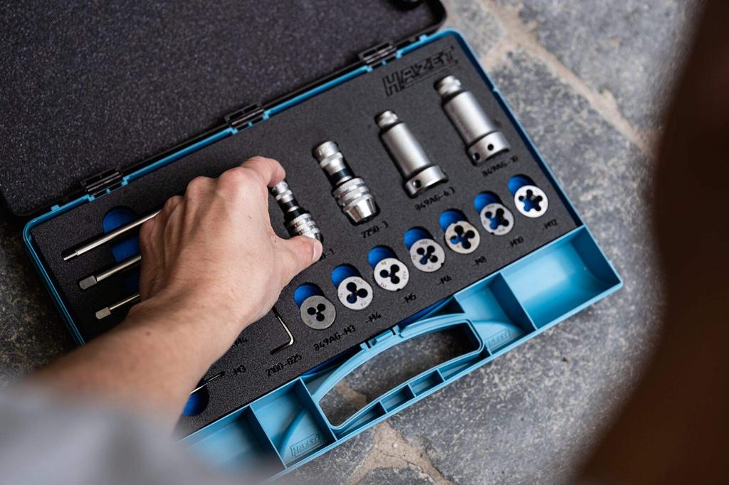 HAZET Threading x 7 x cm Imported from Hazet Part Number 849 Set, 28.5 12.4 (Officially Japan),