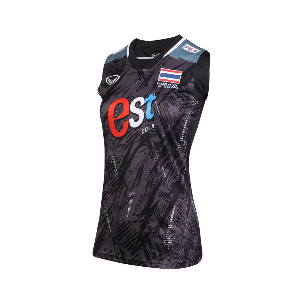 Волейбольная женская национальная майка без рукавов 2023, спонсор, антибактериальная, Grand Sport, Таиланд 2xl