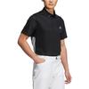 Adidas Polo Shirts Men's Black Polo Collar Thin Other HS9045