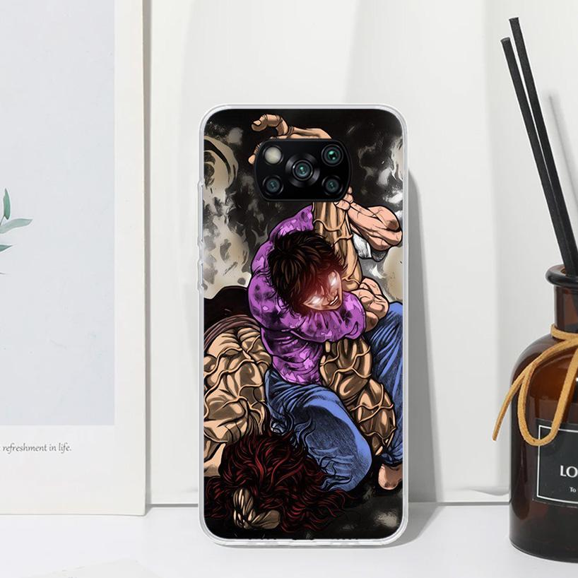 Baki the Grappler Original Anime Phone Case For Xiaomi Poco X7 X6 X5 M7 M8 Pro F7 Ultra Redmi 15C 15 13C 13 12C 12 10 10C 10A Ar