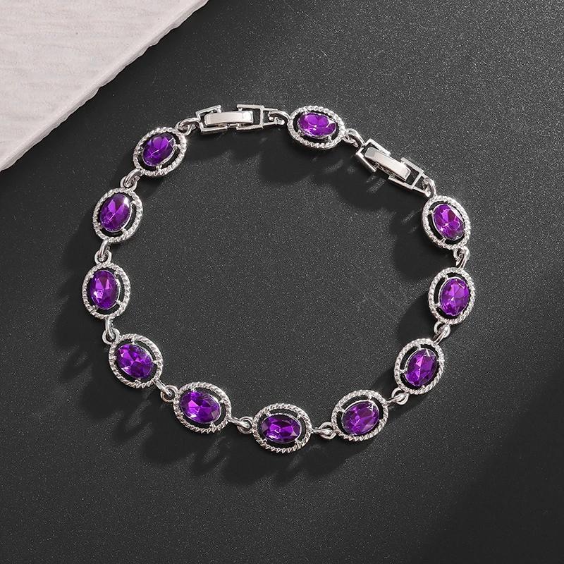 Exquisite Mysterious Lucky Color Crystal Bracelet Charm Bride Engagement Wedding Jewelry Gift Mother\\\\\\\\\\\\ s Day Gift