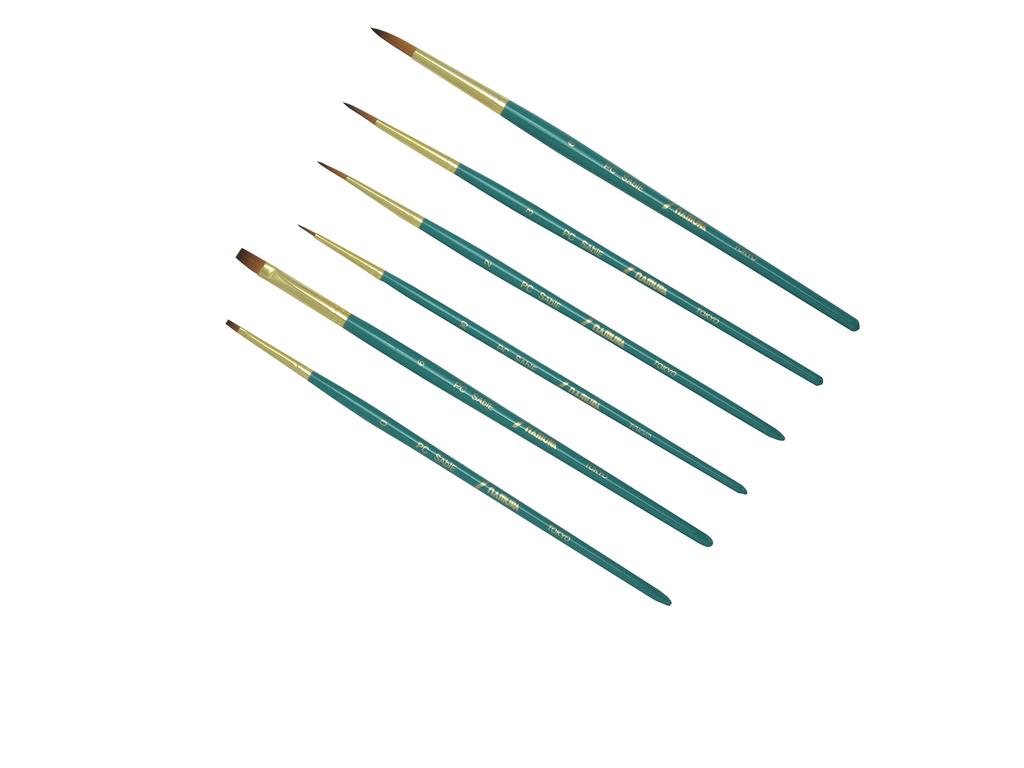 Namurataiseidou Design Brush PC Sable Set of 6