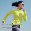 Yuebu Women's Anti-Bacterial Quick-Dry Half-Zip Long-Sleeve Sports Top