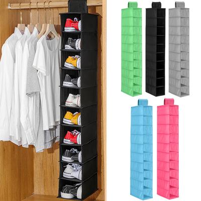 10-laags hangende plank voor kledingkast, opvouwbare kleding sorteerorganizer, kledingopslagplank voor kledingorganisatie en -opslag