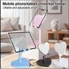 ‑style Heart‑shaped Phone Holder Desktop Tablet Viewing Gadget Live‑streaming Adjustable Height‑lifting Supporting Bracket