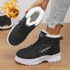 Stivali Donna Taglie Forti Autunno Inverno Scarpe in Cotone Stivaletti Sportivi Casual Scarpe Alte Foderate in Pile
