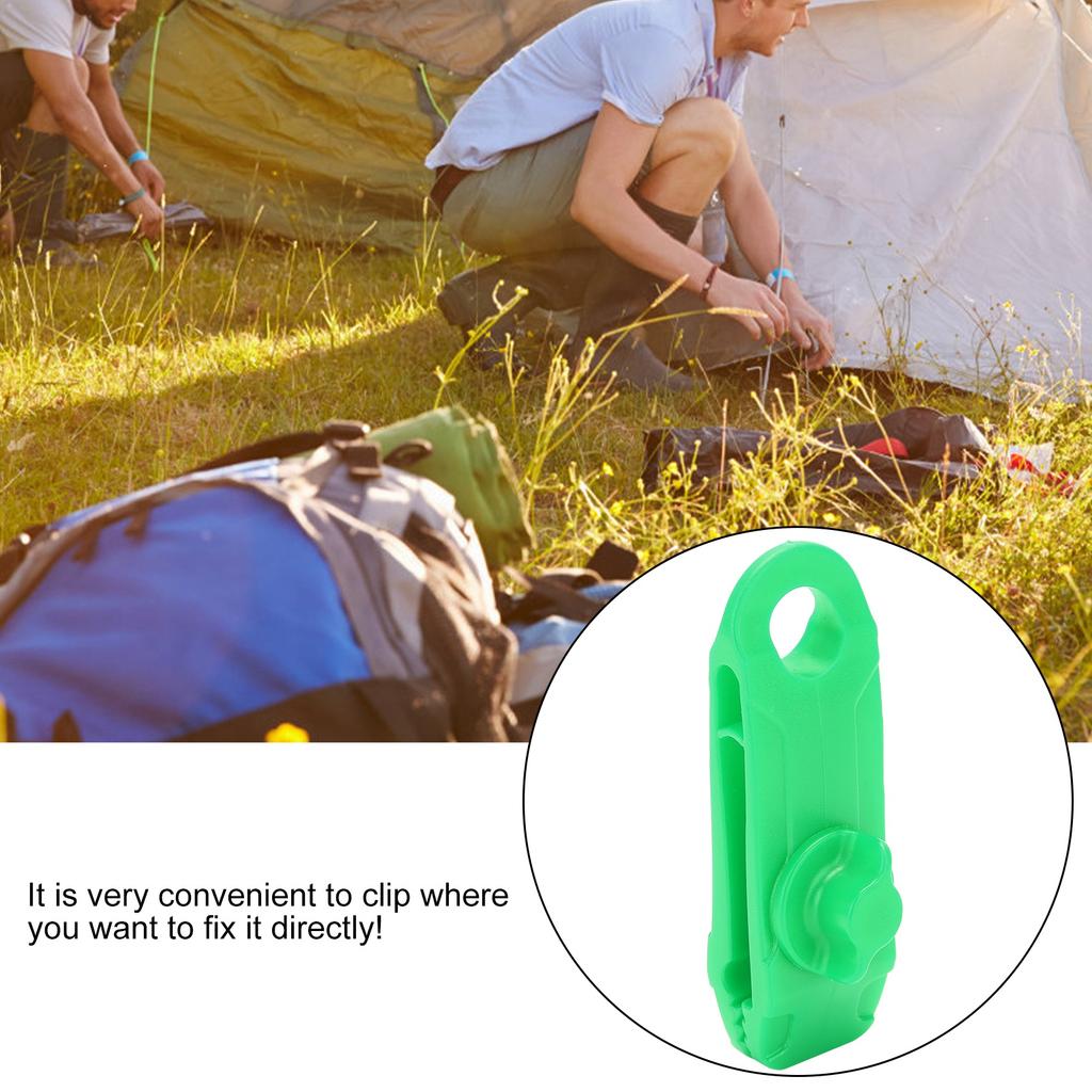 Outdoor Camping Windproof Tent Buckle Clip for Awning and Plastic Tarp Curtain Clip