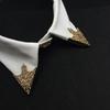I-Remiel Vintage Driehoek Kroon Kraagspeld voor Mannen Vrouwen - Uitgesneden Broche Embleem Sieraden voor Shirt Pak Accessoires