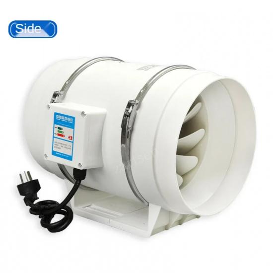 3''4''5''6'' Exhaust Fan Silent Inline Pipe Duct Fan Bathroom Extractor Ventilation Kitchen Toilet Wall Air Clean Ventilator