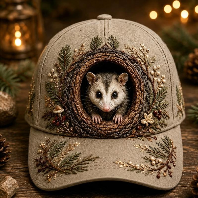 New Digital Printing Forest Animal Hat Adult Baseball Cap