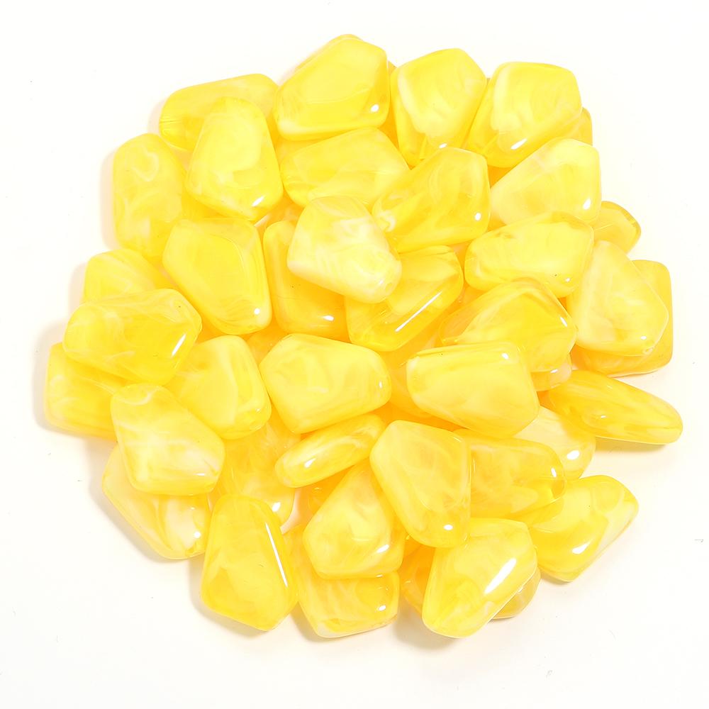 20pcs 25x18mm Irregular Acrylic Beads Colorful Cloud Loose Spacer Beads For DIY Jewelry Making Bracelets Necklace Accessories