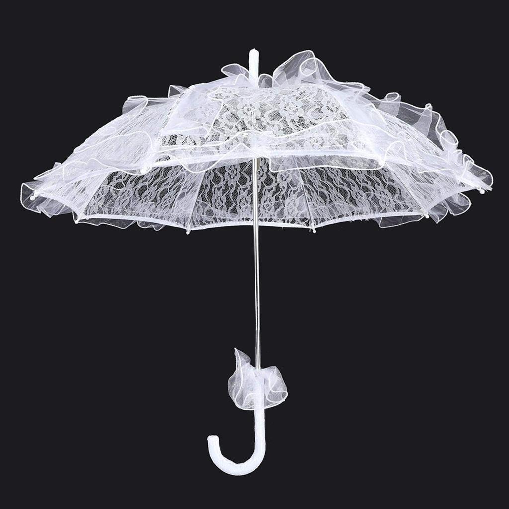 Lace Long Lolita Long Lace Folding Rain Photo Long Photography Umbrella Umbrella, Umbrella, Parasol, Umbrella, Stylish, Frilled, Compact, Umbrella,