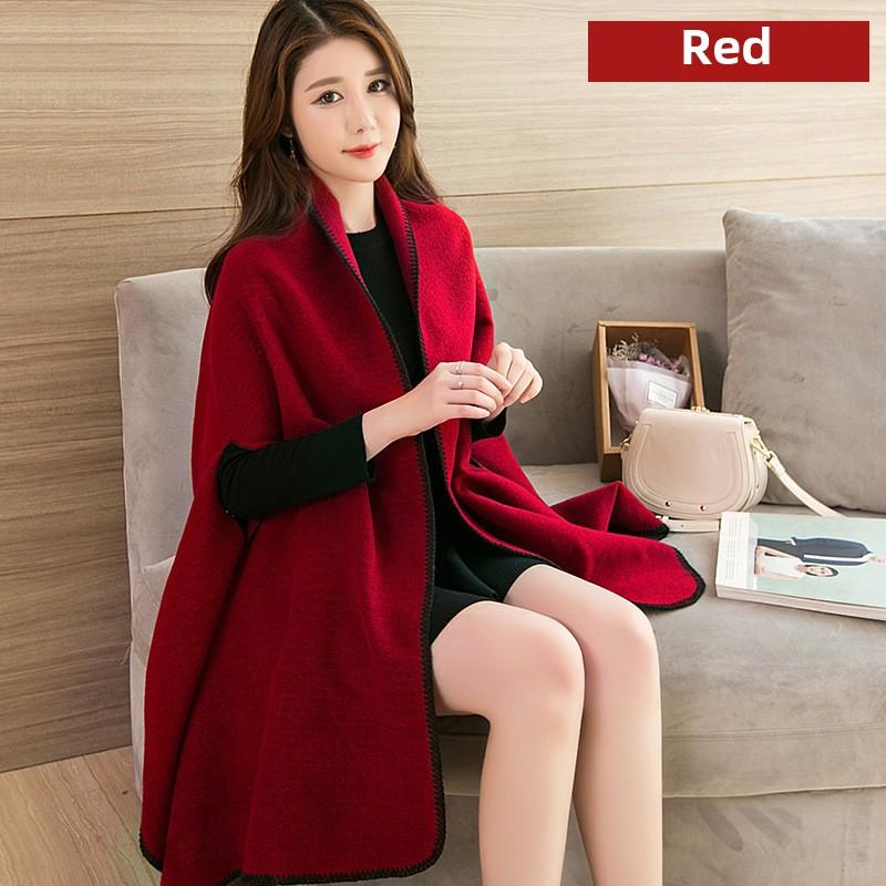 Imitation Cashmere Double-sided Thick Long Shawl