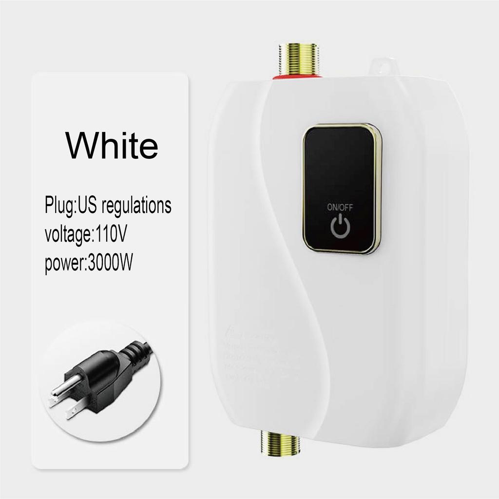   Water Heater 220V 3500W   Electric Tankless Hot Water Heater Bathroom Kitchen Washing with LCD Display for Shower Bathroom Kitchen Washing 