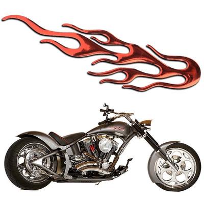 Popular Personalized Car Motorcycle 3D Flame Fire Reflective Sticker Vinyl Decal