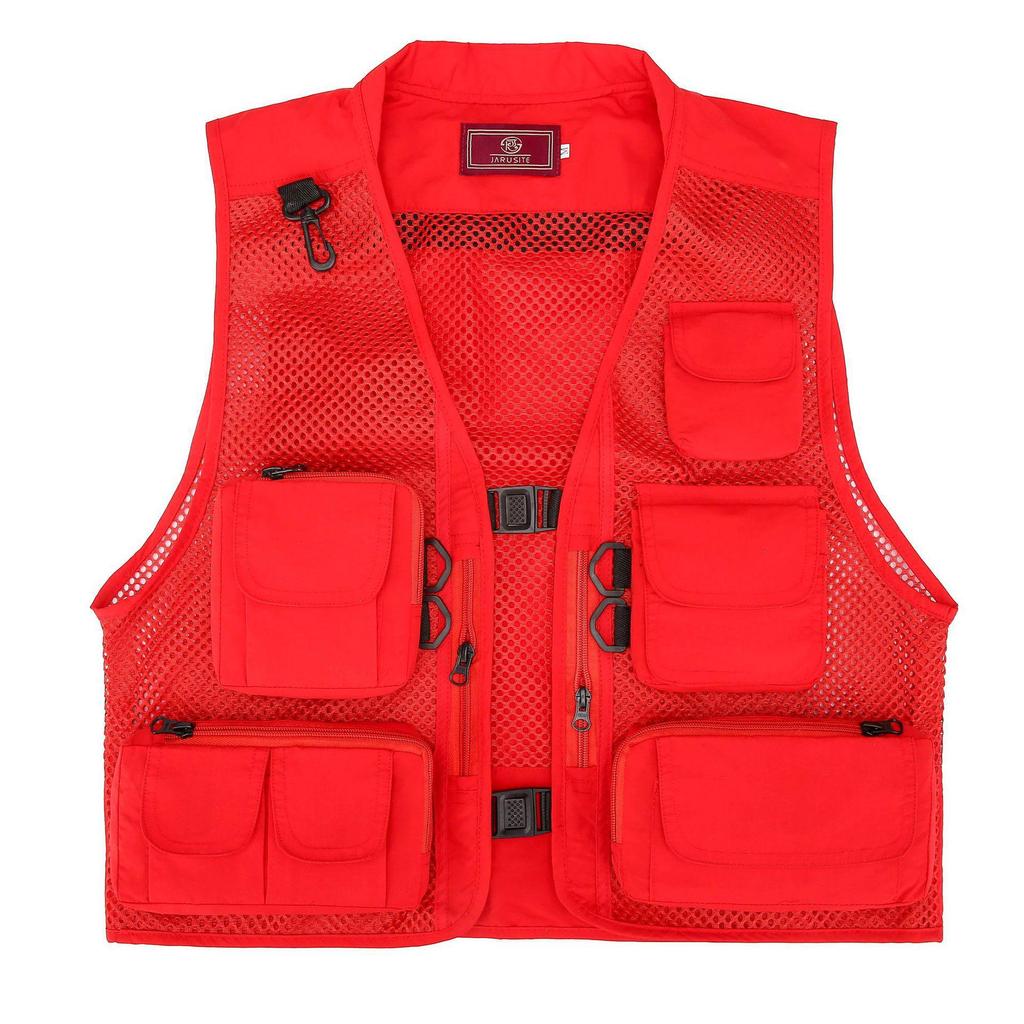 Breathable Mesh Sports Fishing Vest with Multi Pockets for Outdoor Use