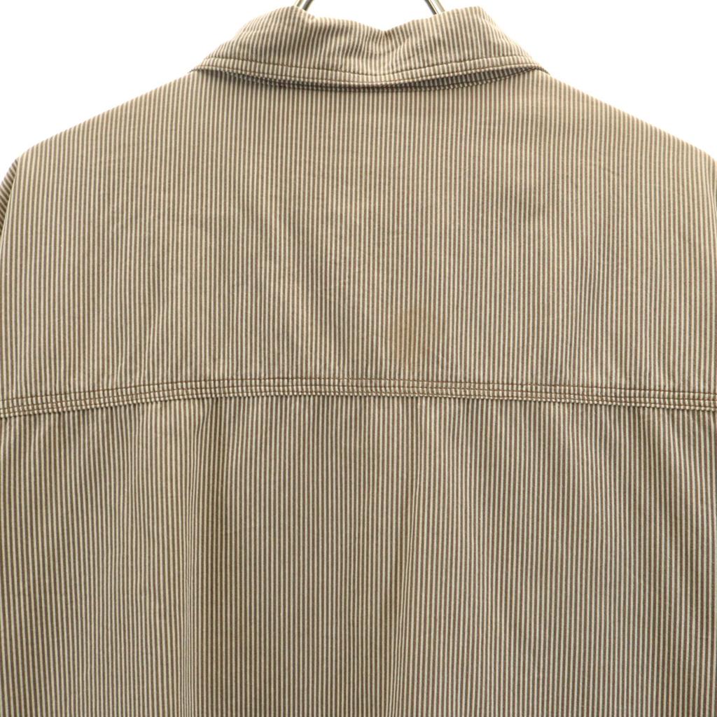 Columbia Striped Pattern Shirt jacket XL Gurege Padded Outdoor Men's Used