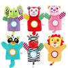 Jollybaby Newborn Hand Puppet Rattle Toy for Parent-Child Interaction (0-1 Year)