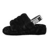 Pantofi de damă Fluff Yeah Slide negri 1095119-BLK