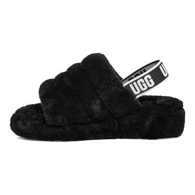 UGG Fluff Yeah Slide Schwarz Damen Sneaker 1095119-BLK