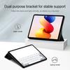 Für Xiaomi Redmi Pad 2 Pro Hülle PU-Leder TPU Rückseite Dreifachständer Tablet-Abdeckung