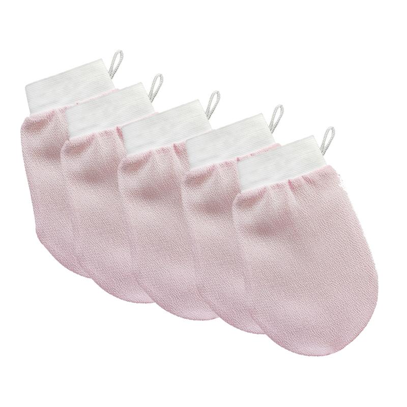 5 X Silkify Exfoliating Glove Silk Exfoliating Gloves, Body Exfoliator Tool Shower Mitt Dead Skin Exfoliating Mitt