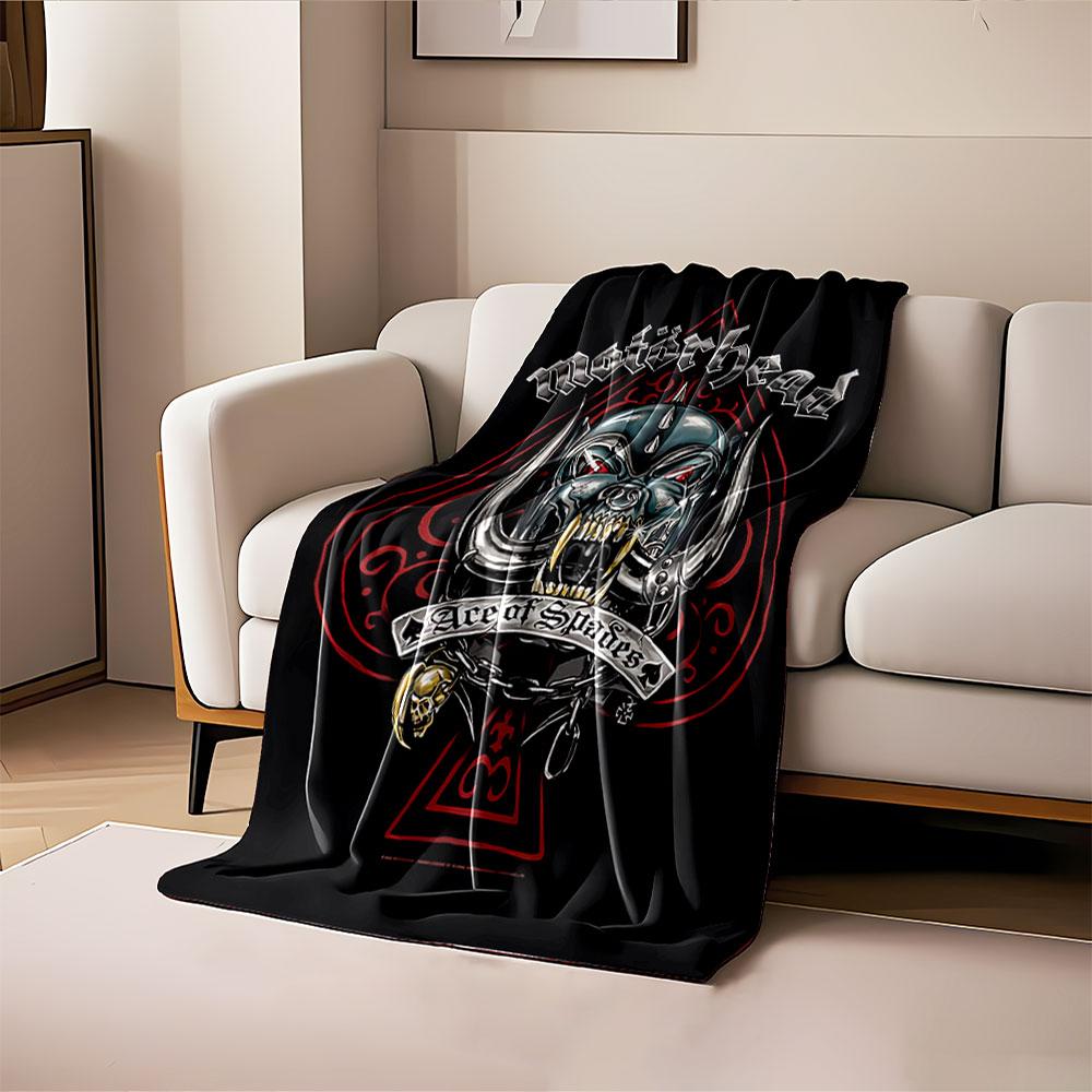 Motörhead Ace of Spades Design for all seasons blanket lunch break throw gift
