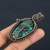 Malachite Pendant, 999 Copper Wire Wrapped  Pendant Jewelry. Gift For Women Handmade Pendant Gemstone Jewelry