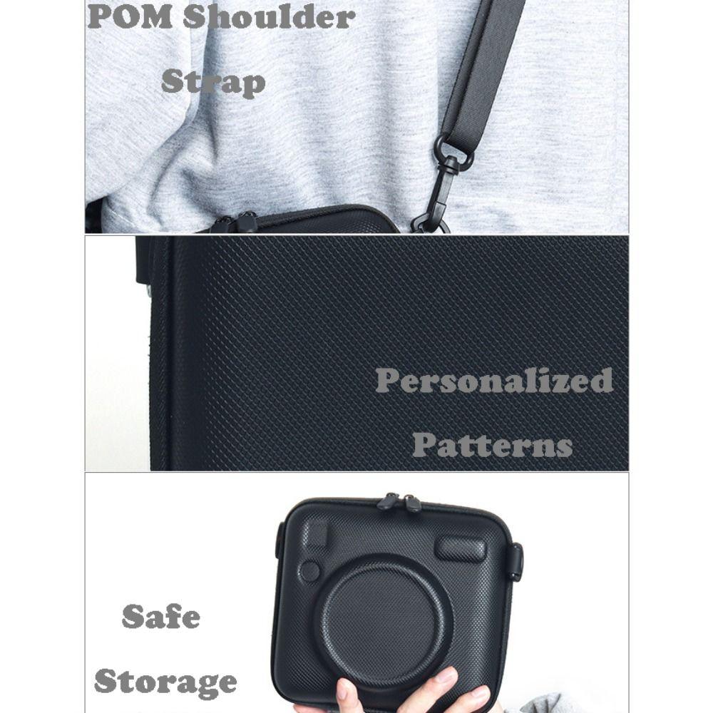 with Shoulder Strap Carrying Case Hard Shell Storage Bag for Fujifilm Instax WIDE EVO/SQ Travel