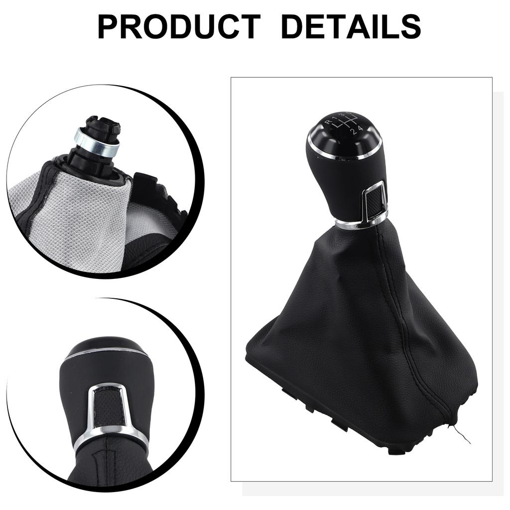 Car Shift Gear Knob Kit for Seat For Ibiza 2017 2026 For Mk5 For 6F Model Designed for 5 and 6 Speed Transmissions